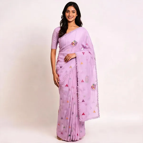 Languid_Lavender_Georgette_Shimmer_Designer_Saree_For_Women