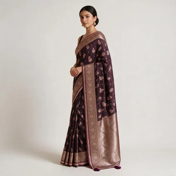 Palatinate_Purple_Banarasi_Silk_Zari_Saree_For_Women
