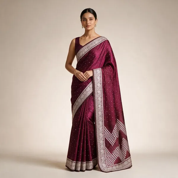 Rose_Taupe_Jimmy_Choo_Silk_Dual-Shaded_Saree_For_Women