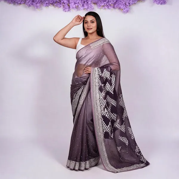 Purple_Taupe_Burberry_Silk_Dual-Shaded_Saree_For_Women