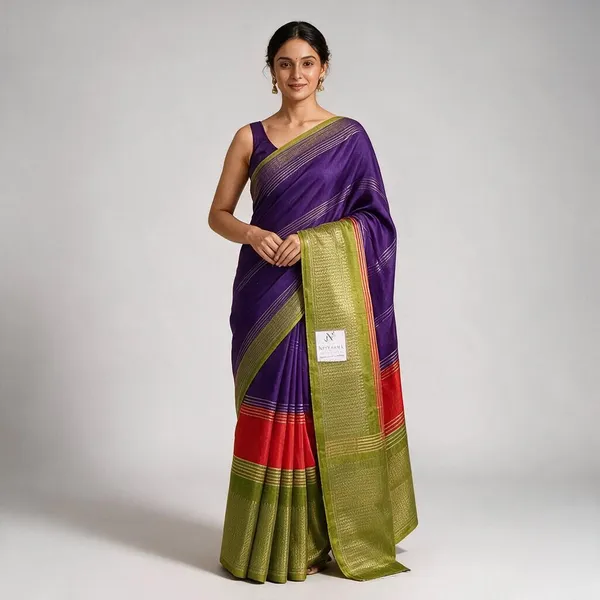 Multicolor_Silk_Designer_Saree_For_Women