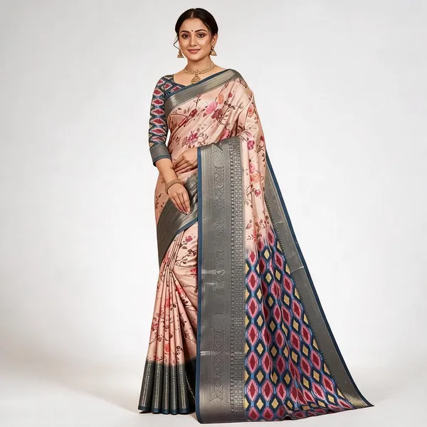 Almond_Silk_Saree_For_Women