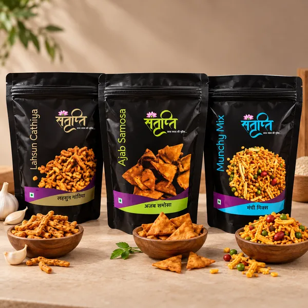Santripti_Lahsun_Gathiya_Namkeen_&_Ajab_Samosa_Snack_&_Munchy_Mix_Namkeen_Pack_Of_3