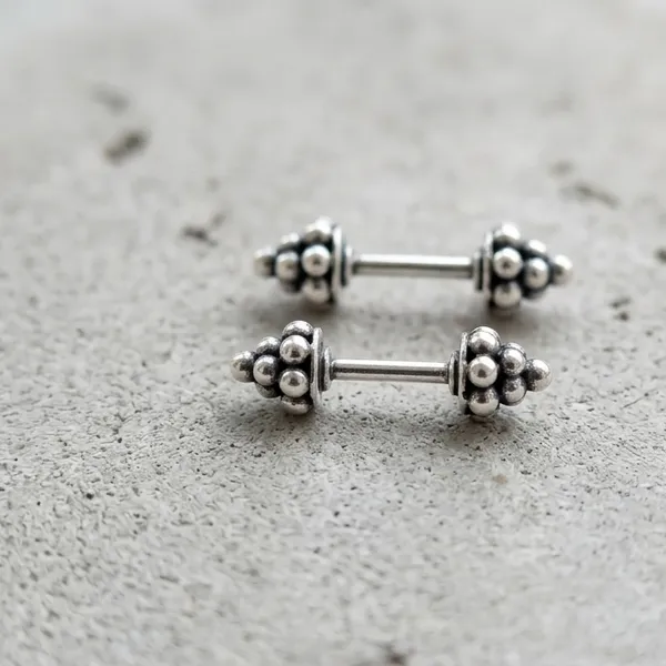 Silver_Tone_Oxidised_Cartilage_Earrings_For_Women