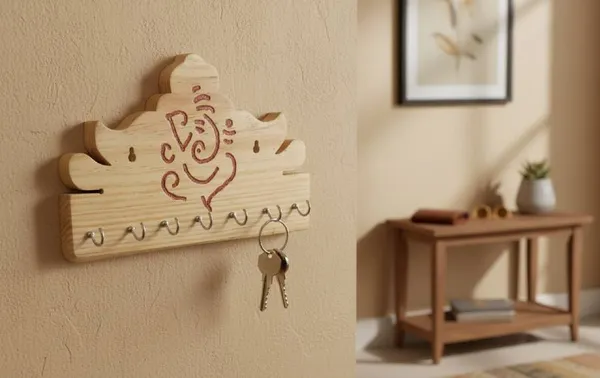 Wood_Ganesha_Key_Holder