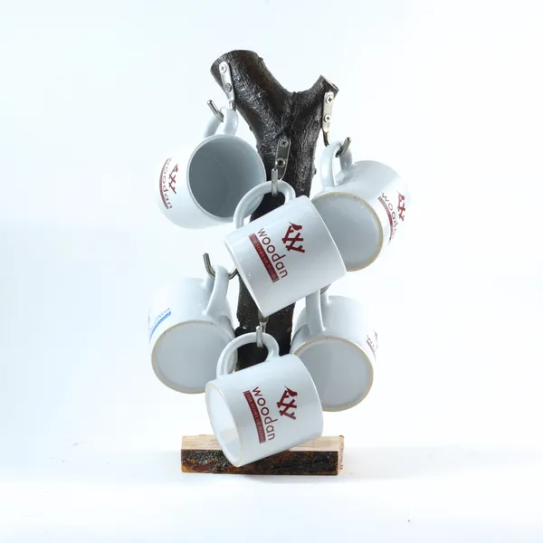 Wood_Log_Tree_Shape_Cup_Holder
