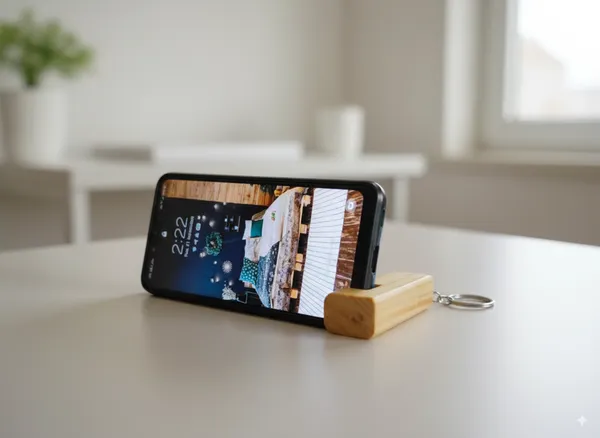 Pine_Wood_Keychain_And_Mobile_Holder