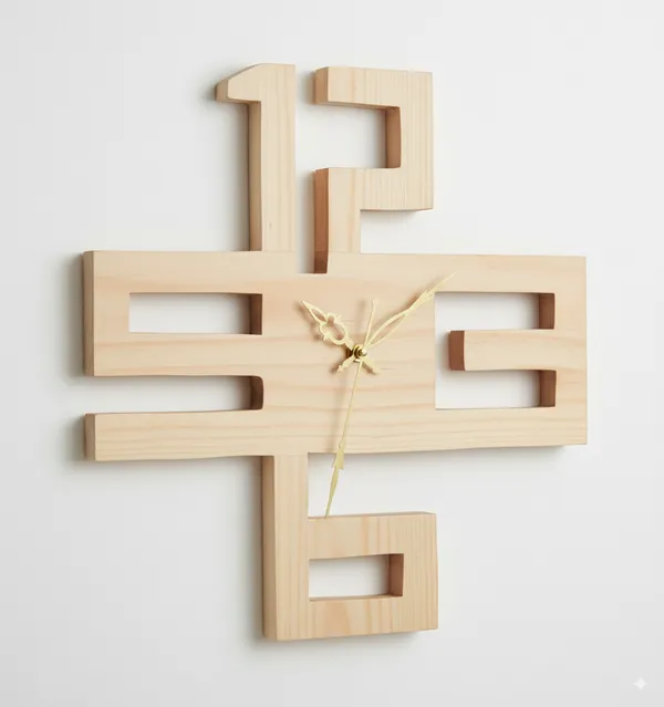 Wood_Rustic_Analog_Wall_Clock