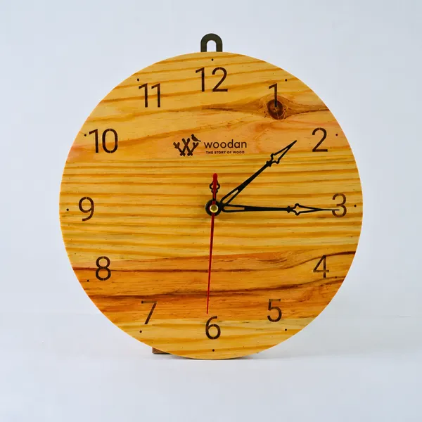 Pallet_Wood_Round_Wall_Clock