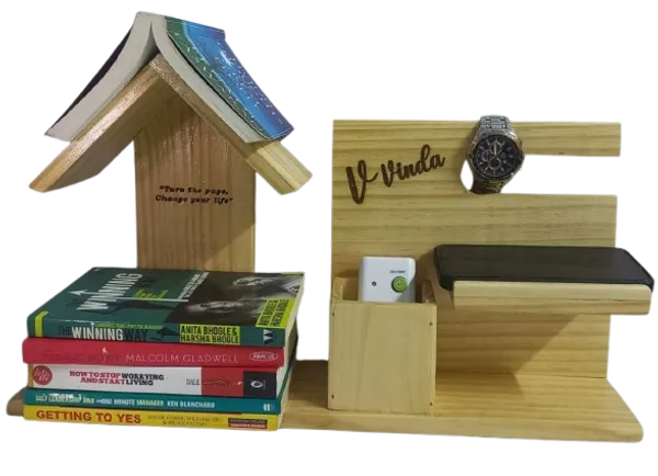 Wood_Bedside_Book_Remote_And_Mobile_Organizer
