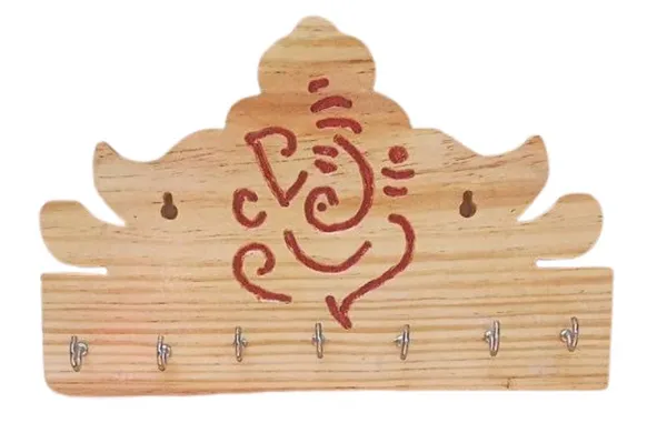 Wood_Ganesha_Key_Holder