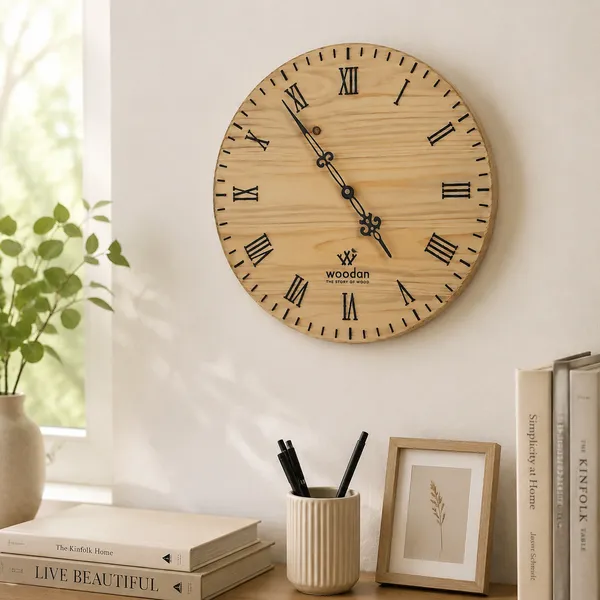 Pallet_Wood_Round_Wall_Clock