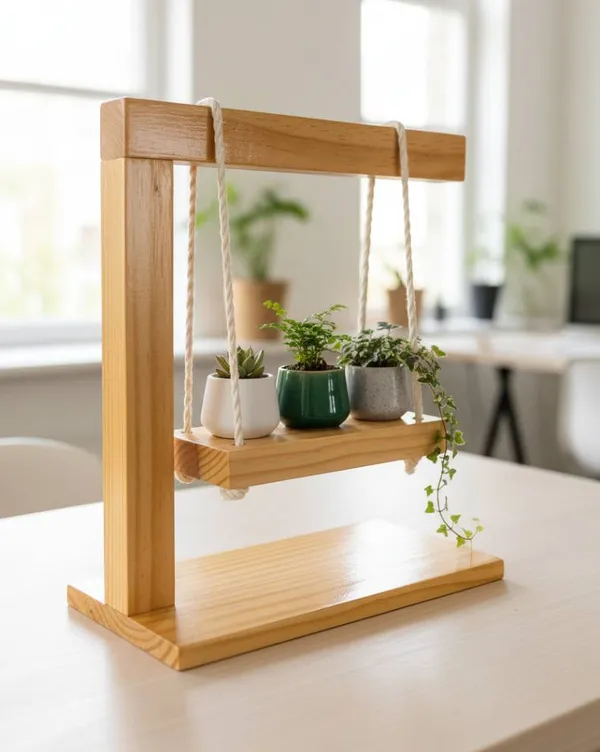 Pine_Wood_Swinging_Planter_For_Office