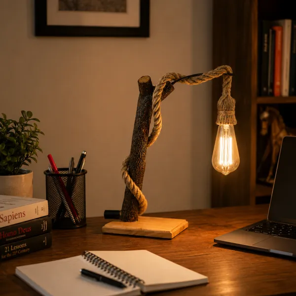 Wood_Rustic_Rope_Tied_Lamp_Set