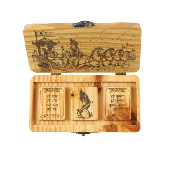 Wood_Krishna_Darbaar_Decor_Showpiece