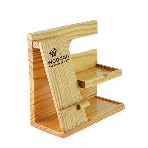Woodan_Pine_Wood_Docking_Station