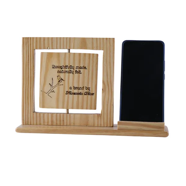 Woodan_Wood_Rotating_Plate_Mobile_Stand