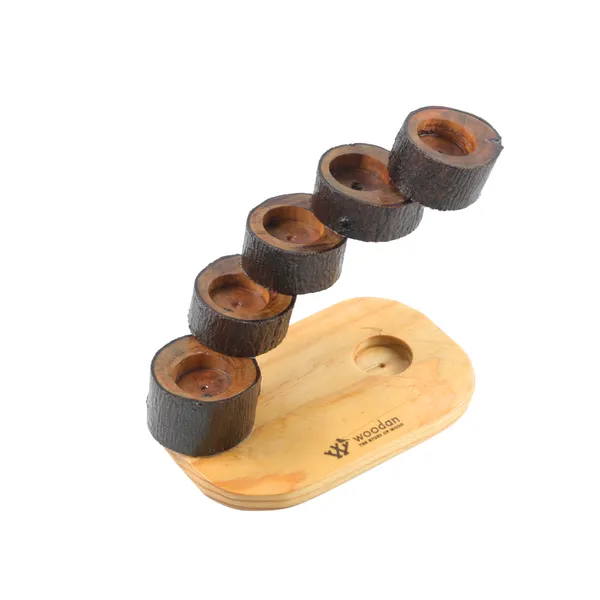Wood_Log_Vertical_Candle_Stand_Set_Of_5