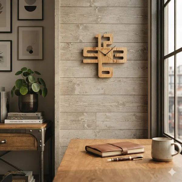 Wood_Rustic_Analog_Wall_Clock
