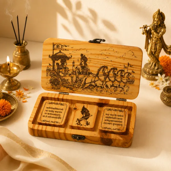 Wood_Krishna_Darbaar_Decor_Showpiece