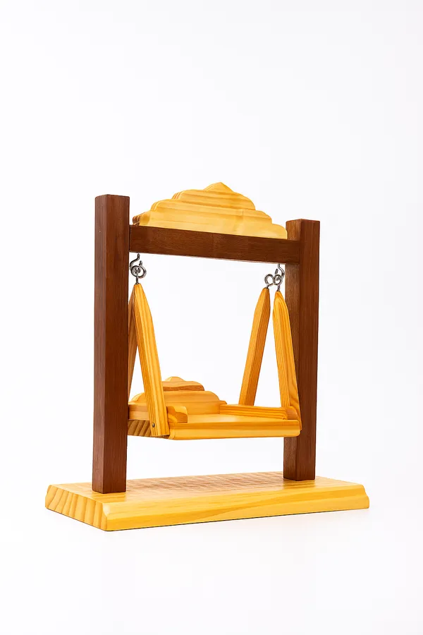 Wood_Shri_Krishna_Jhoola_Decor_Showpiece