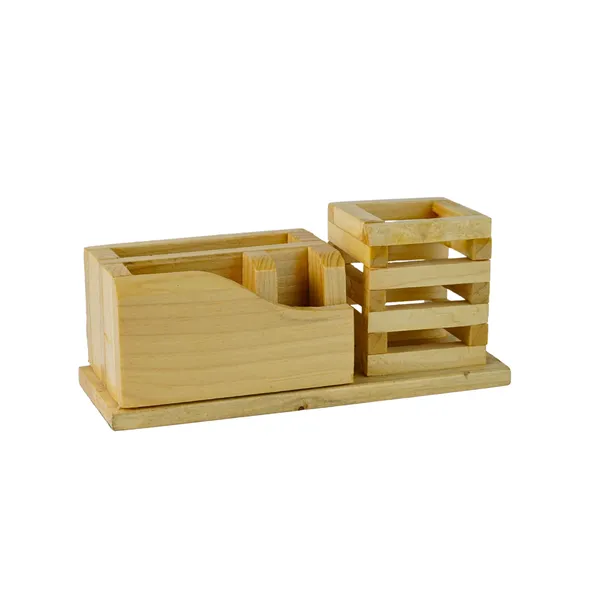 Pine_Wood_Pen_And_Card_Holder
