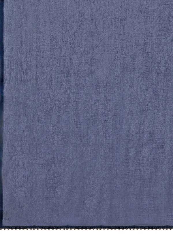Navy_Blue_Chanderi_Straight_Printed_Kurta_Set_For_Women