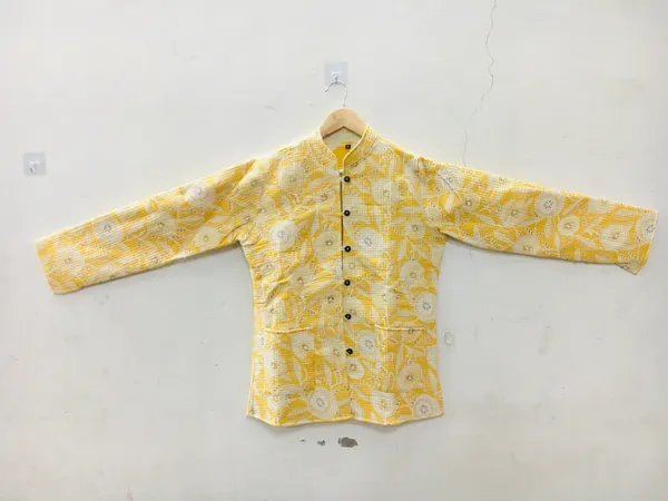 Yellow_Cotton_Floral_Printed_Jacket_For_Women