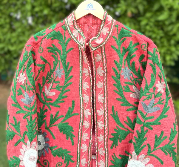 Red_Floral_Embroidered_Full_Sleeve_Jacket_For_Women