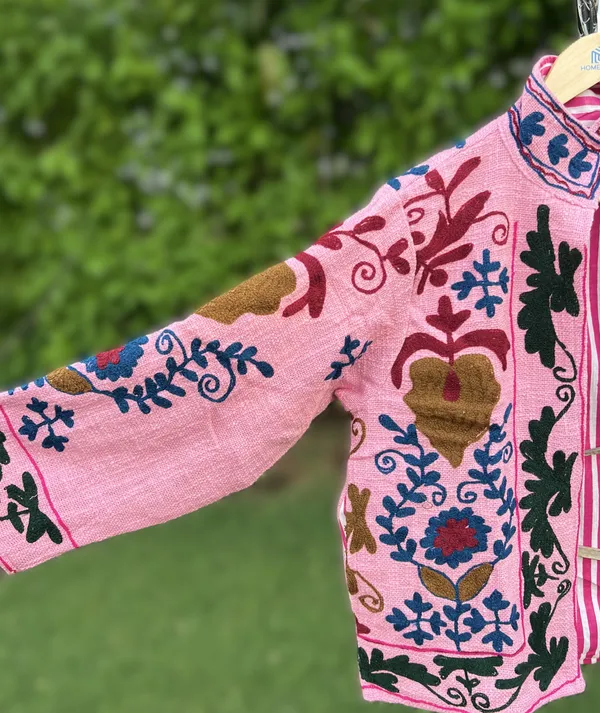 Pink_Embroidered_Floral_Winter_Jacket_For_Women