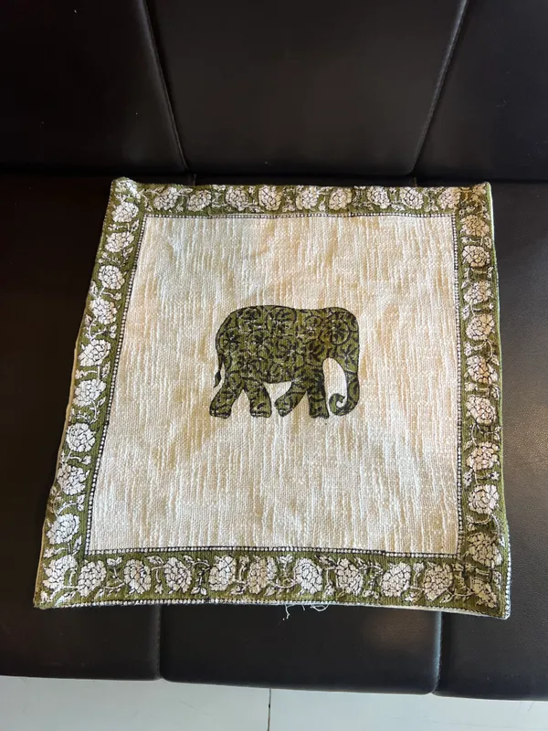 Cotton_Elephant_Motif_Cream_Square_Cushion_Cover