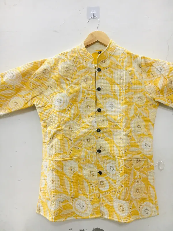 Yellow_Cotton_Floral_Printed_Jacket_For_Women