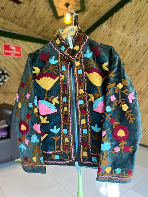 Teal_Denim_Floral_Embroidered_Jacket_For_Women
