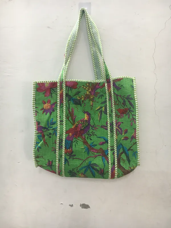 Green_Cotton_Floral_Printed_Tote_Bag_For_Women