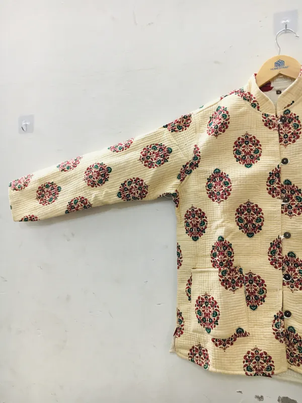 Cream_Cotton_Quilted_Floral_Printed_Jacket_For_Women