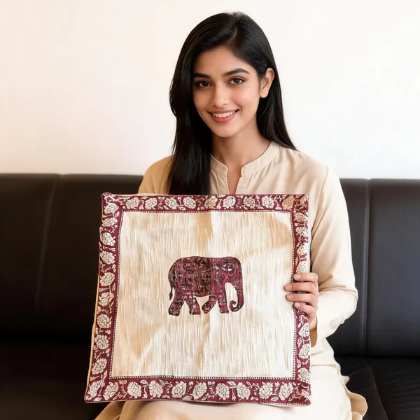 Cotton_Traditional_Elephant_Motif_Square_Cushion_Cover