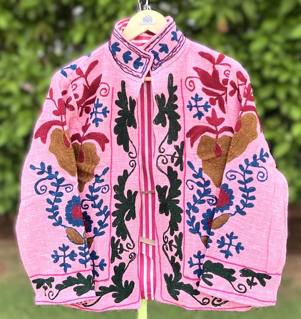Pink_Embroidered_Floral_Winter_Jacket_For_Women