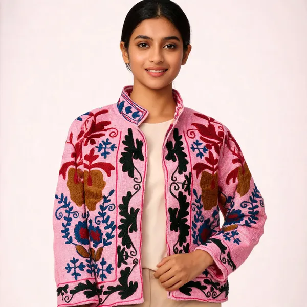 Pink_Embroidered_Floral_Winter_Jacket_For_Women