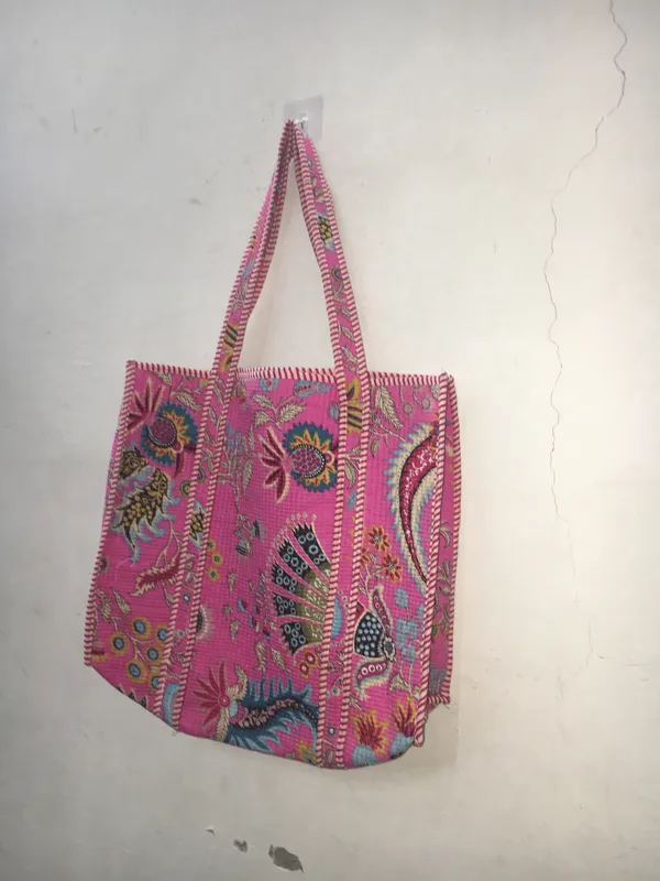 Pink_Cotton_Floral_Printed_Tote_Bag_For_Women