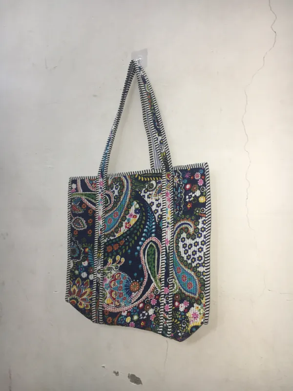 Multicolour_Cotton_Paisley_Floral_Quilted_Tote_Bag_For_Women