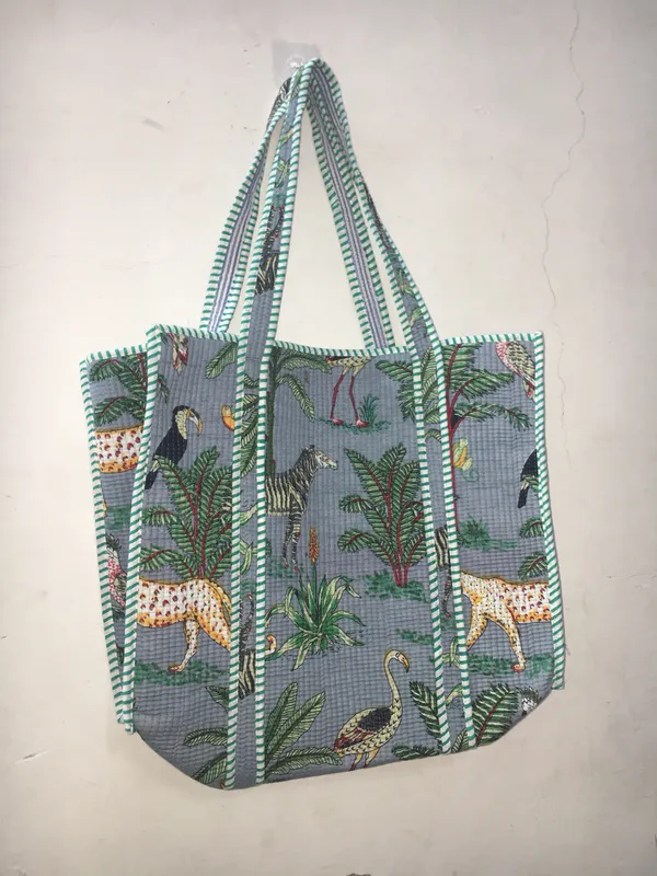 Grey_Cotton_Jungle_Print_Tote_Bag_For_Women
