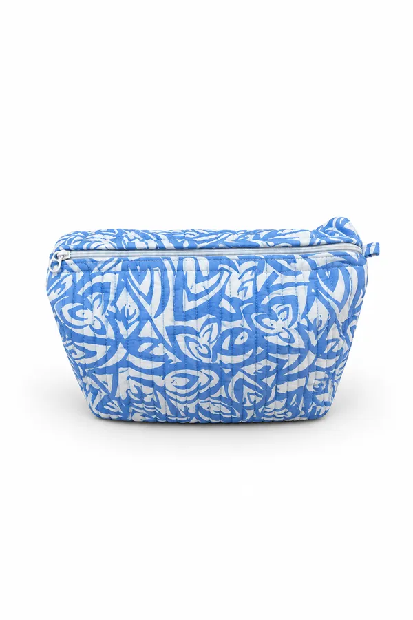 Blue_Cotton_Quilted_Floral_Print_Zipper_Pouch_Set_Of_3_For_Women