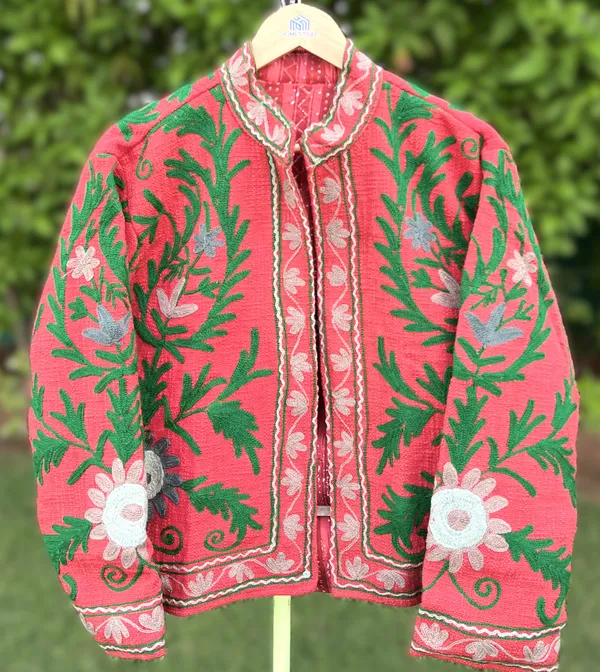 Red_Floral_Embroidered_Full_Sleeve_Jacket_For_Women