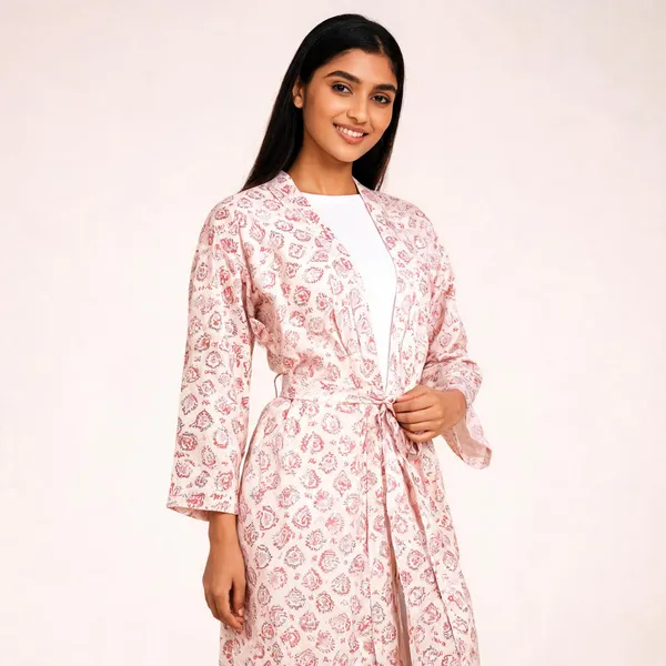 Pink_Cotton_Printed_Wrap_Kimono_Robe_For_Women