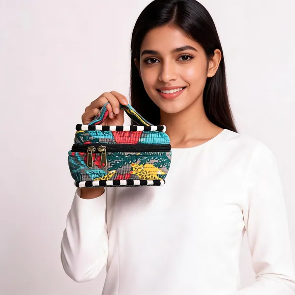 Multicolor_Cotton_Printed_Zipper_Makeup_Pouch_For_Women