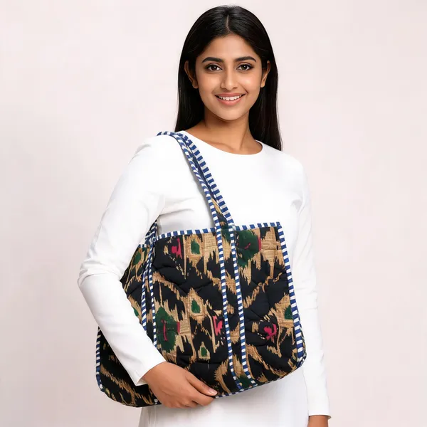 Black_Cotton_Printed_Quilted_Tote_Bag_For_Women