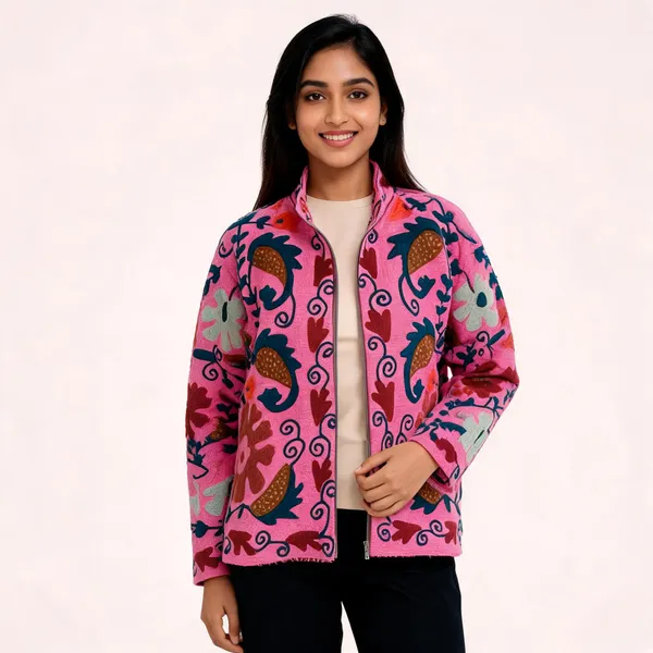 Pink_Floral_Printed_Full_Sleeve_Zip_Up_Jacket_For_Women