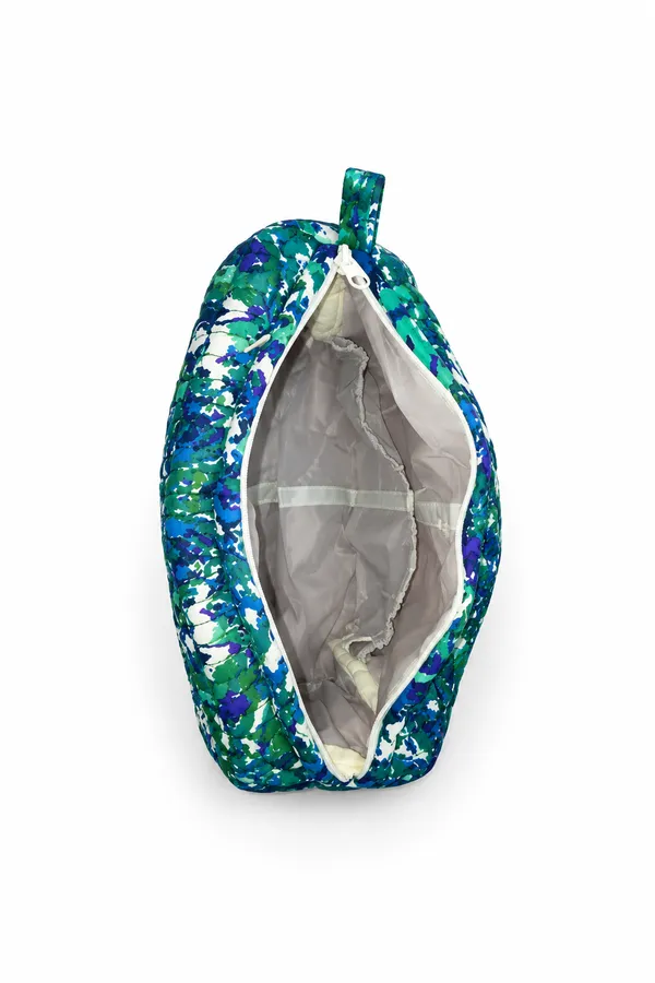 Blue_Cotton_Quilted_Floral_Print_Makeup_Pouch_Set_For_Women