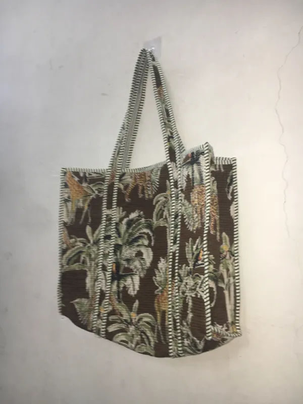 Brown_Cotton_Tropical_Print_Tote_Bag_For_Women