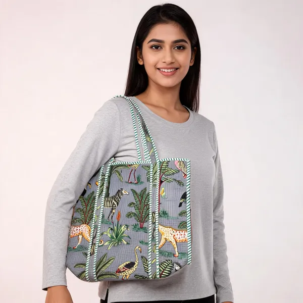 Grey_Cotton_Jungle_Print_Tote_Bag_For_Women